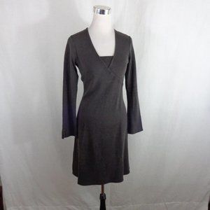 HORNY TOAD DRESS SZ M GRAY LONG SLEEVE.